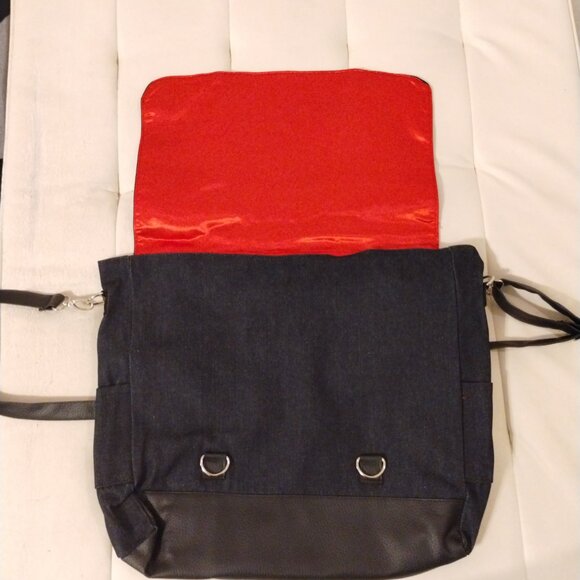 NEW DEPECHE MODE DENIM MESSENGER BAG From GLOBAL SPIRIT TOUR VIP PACKAGE - Picture 3 of 6